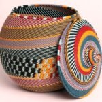 Beautiful telephone wire basket for African Heritage Crafts