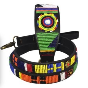 Maasai Beaded Dog Collar
